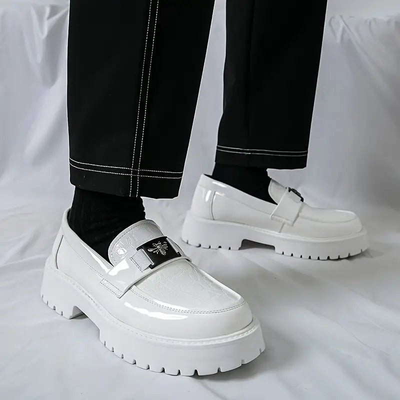 White Johnny D's Men's Shoe
