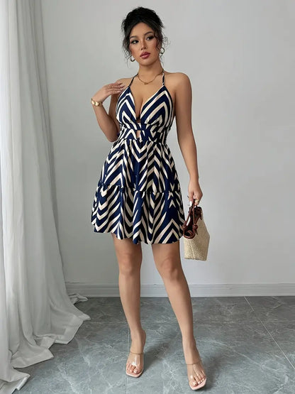 Zig-Zag Summer Women's Dress
