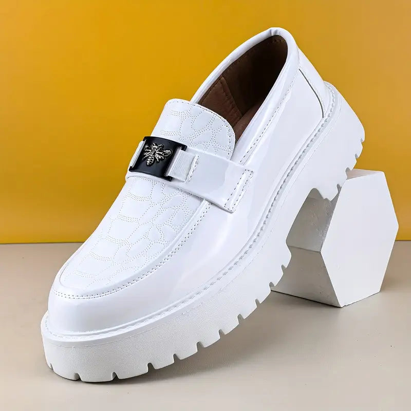 White Johnny D's Men's Shoe