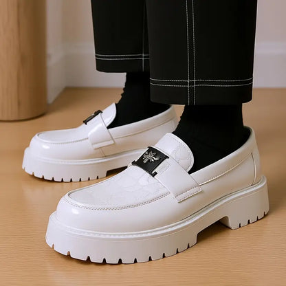 White Johnny D's Men's Shoe