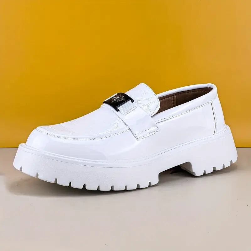 White Johnny D's Men's Shoe
