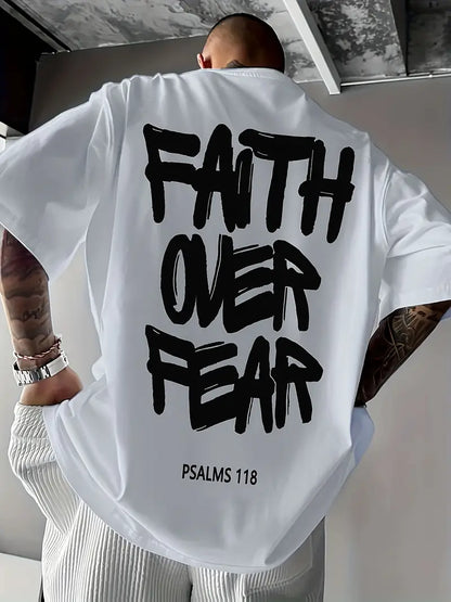 Faith Over Fear Men's T-Shirt