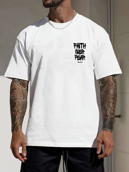 Faith Over Fear Men's T-Shirt