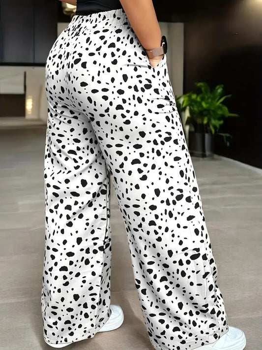 Cheetah Black & White Women's Pants